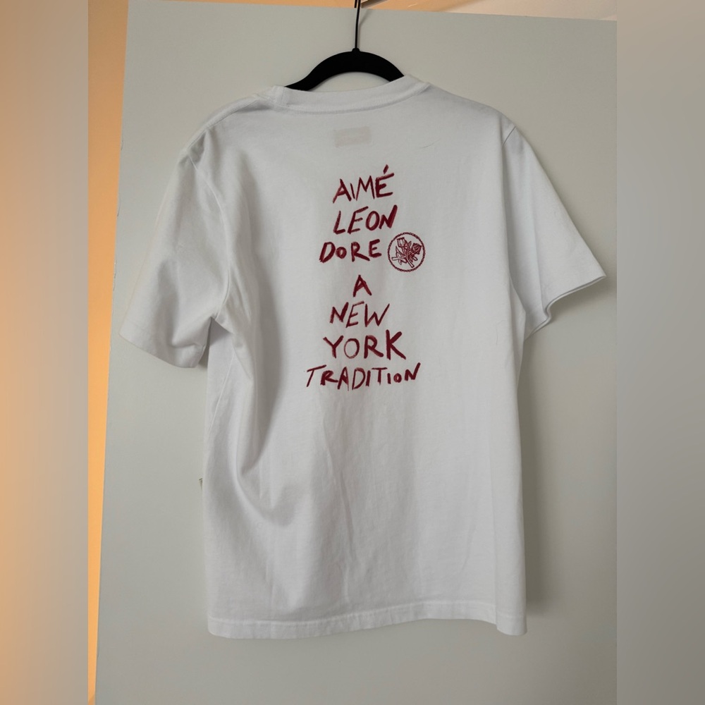 Aime Leon Dore Cream Label White Tee